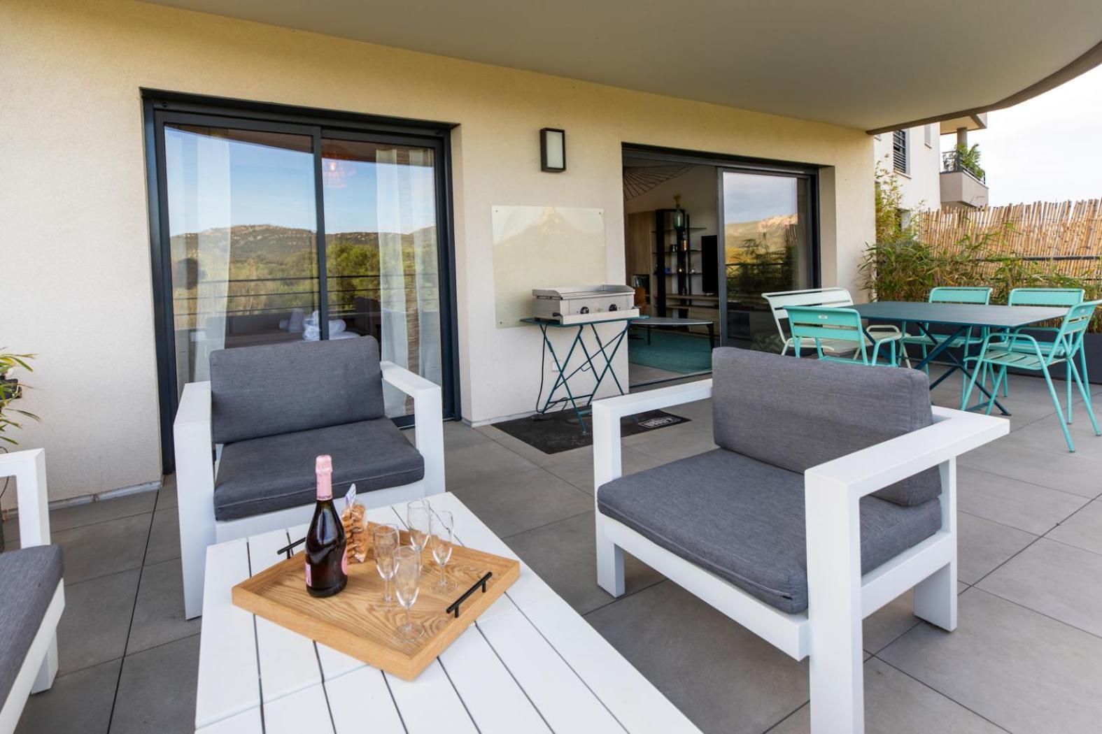 Apartament La Cle Terrasse, Proche Port,Centre, Parking,Clim Porto-Vecchio  Zewnętrze zdjęcie
